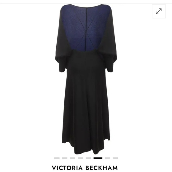Victoria Beckham Elegant Black Backless Dress - Picture 2 of 8